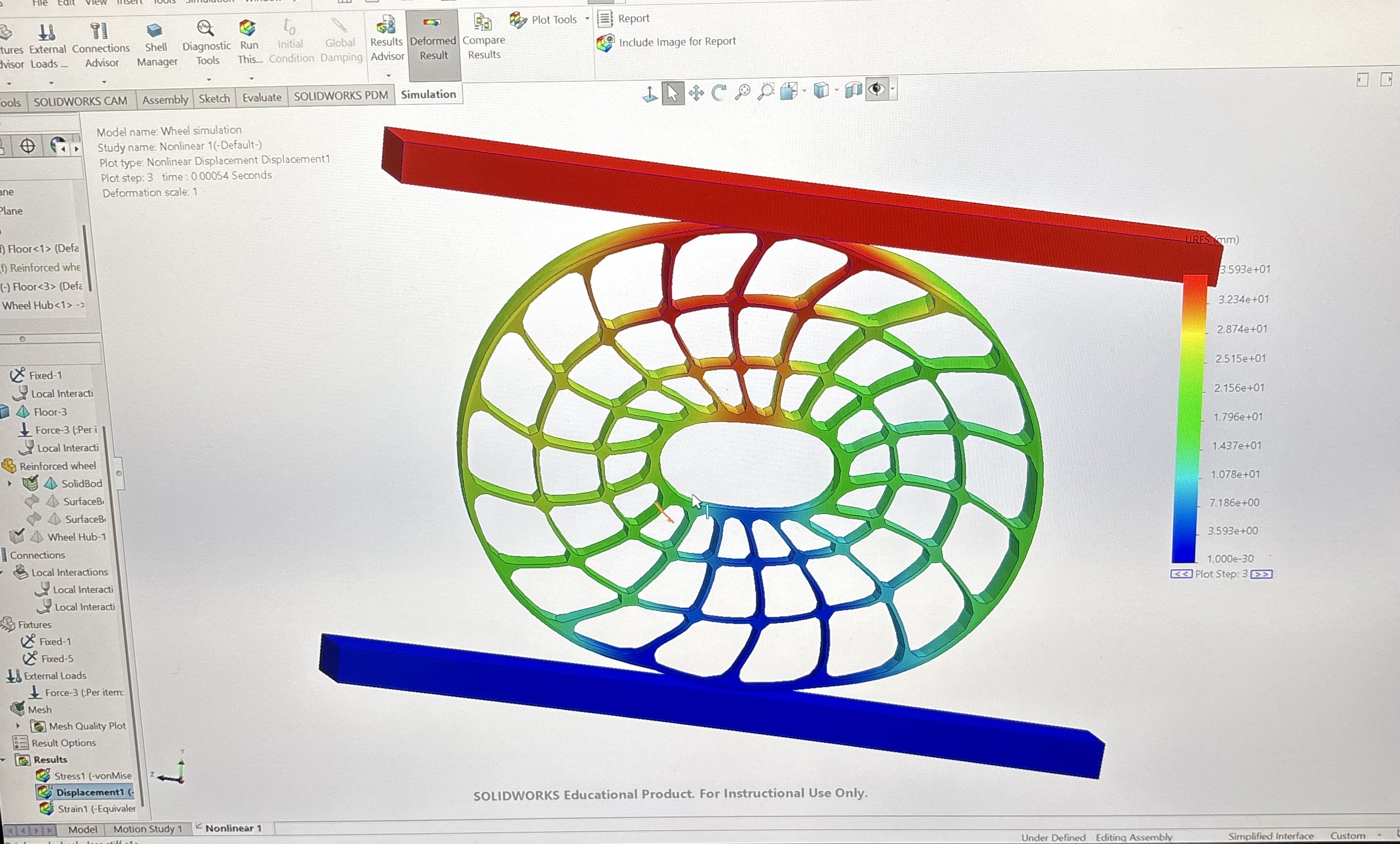 Wheel redesign detail