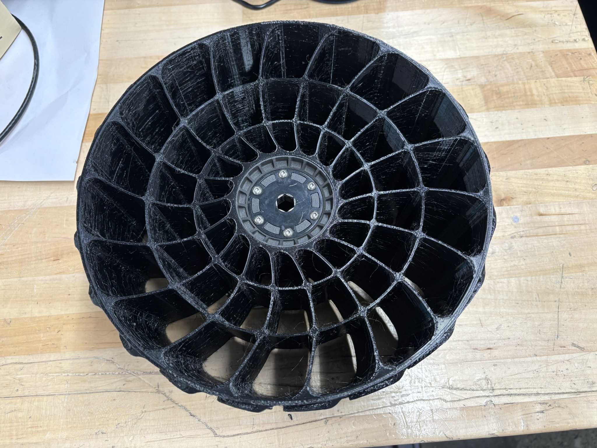 Finished wheel